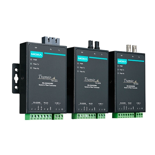 Rs-232/422/485 To Fiber Optic Converter. St Single-Mode.